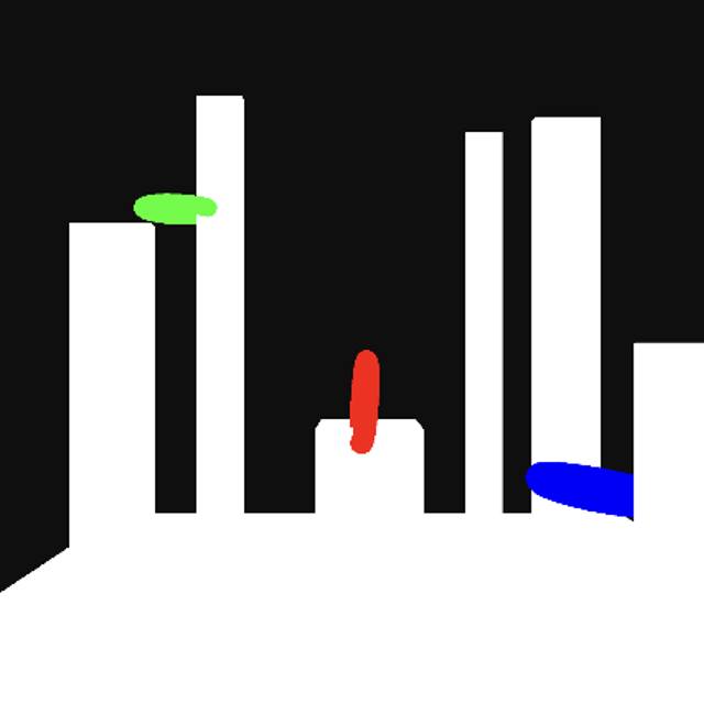<a href='https://editor.p5js.org/Orzrihh/full/I-WcITkjs'>Link to Sketch</a><br>The pillars add a lot of character for this specific scene, but took too much attention away in previous iterations. To keep focus on the rings, I made the pillars white to match the secondary elements like the podium and the floor.