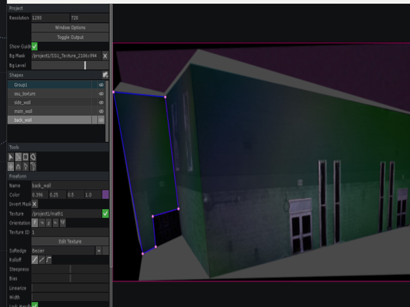 The process of adding designs is a lot different from after effects. I still had to trace over the original image, but this time I had to get all the doors and windows in the shape as well. Then the texture had to dragged into a specfic spot in the menu and then manually turned on in order to appear in the preview.