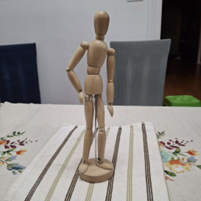 When I was starting to get an understanding of what theme I was going to pursue, this drawing figure is something I thought I could print. I didn't end up doing so due to it's thin, detailed segments, which were bound to cause some issues.