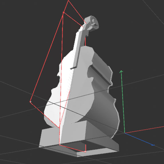 The faces of the front and back of the guitar are slightly raised and have border around them, So I recreated this by using the bevel tool to extrude and expand the body's planes